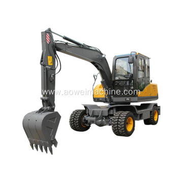 Construction Machine Wheel Excavator 16 Ton Hydraulic